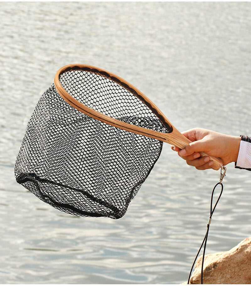Rubber net landing net